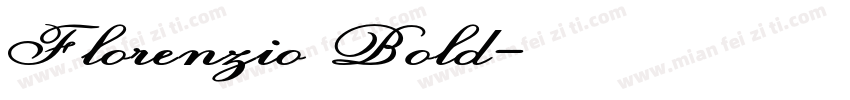 Florenzio Bold字体转换